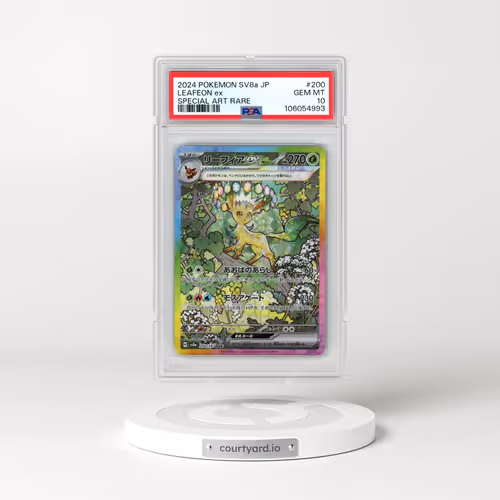 2024 Pokémon Sv8a-Terastal Fest EX #200 Leafeon EX - Holo Special Art Rare (PSA 10 GEM MINT)