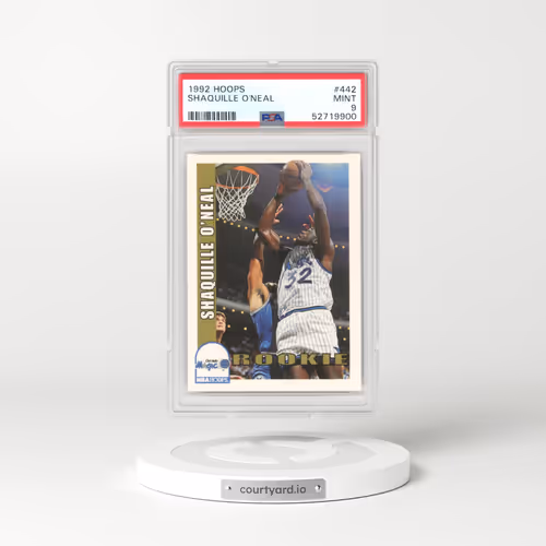 1992 Hoops #442 Shaquille O'Neal (PSA 9 MINT)