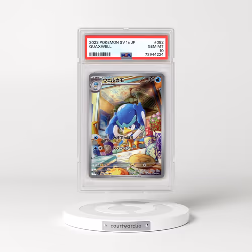 2023 Pokémon Sv1a-Triplet Beat #082 Quaxwell - Art Rare (PSA 10 GEM MINT)