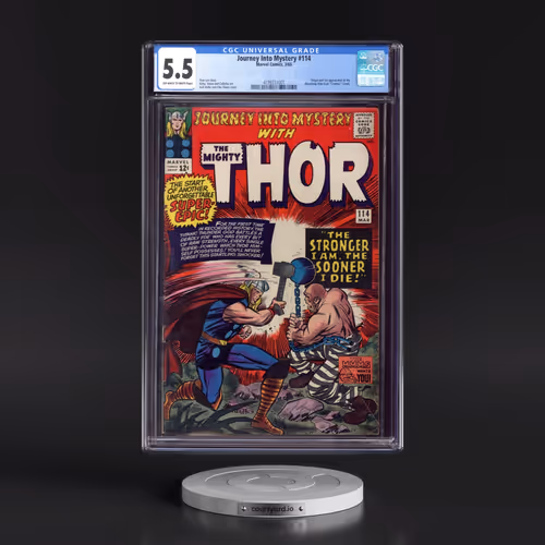 Journey Into Mystery #114 CGC 5.5 Off-white to White Pages (Marvel Comics, 3/65)