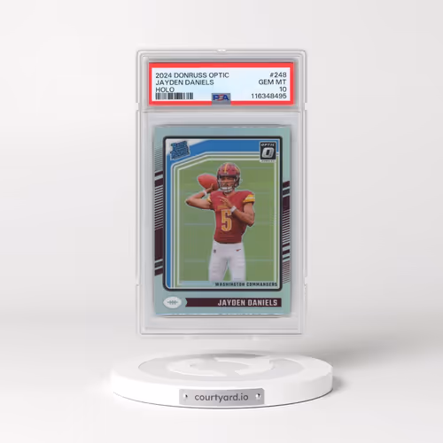 2024 Panini Donruss Optic #248 Jayden Daniels - Holo (PSA 10 GEM MINT)