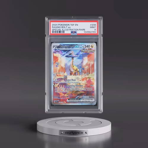 2024 Pokémon Tef EN-Temporal Forces #208 Raging Bolt EX - Holo Special Illustration Rare (PSA 9 MINT