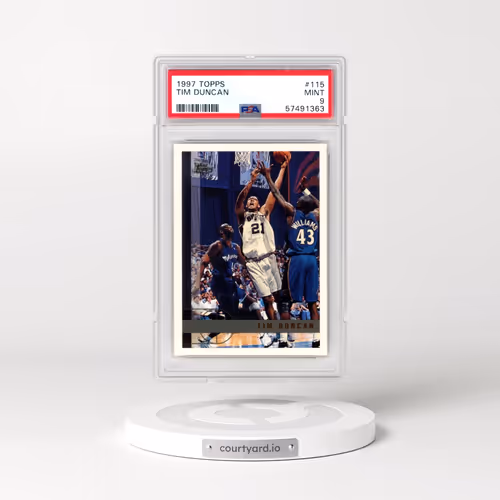 1997 Topps #115 Tim Duncan (PSA 9 MINT)