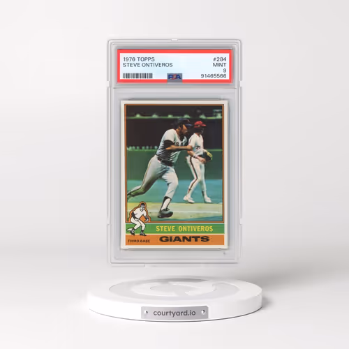 1976 Topps #284 Steve Ontiveros (PSA 9 MINT)