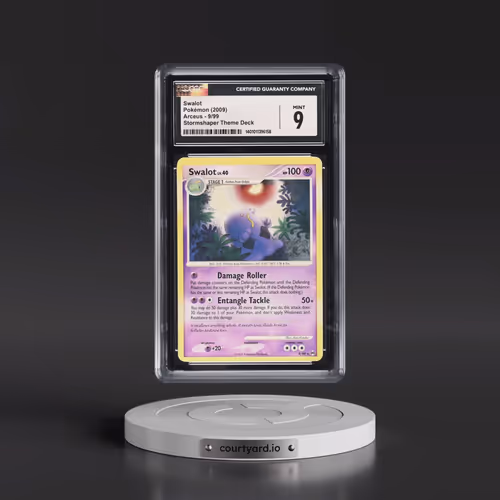 2009 Arceus #9/99 Swalot - (Non-Holo) Stormshaper Deck (CGC 9 MINT)