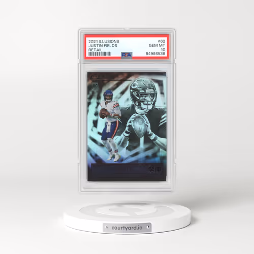 2021 Panini Illusions #62 Justin Fields - Retail (PSA 10 GEM MINT)