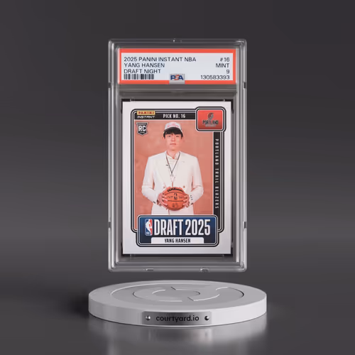 2025 Panini Instant NBA Draft Night #16 Yang Hansen (PSA 9 MINT)