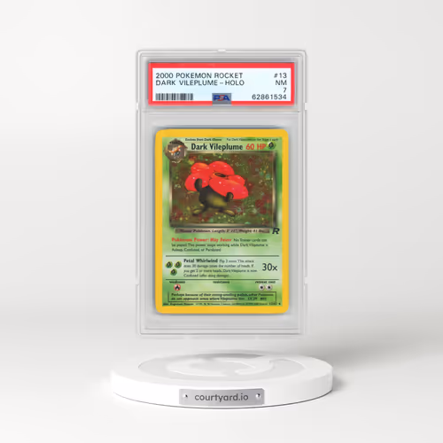 2000 Pokémon Rocket #13 Dark Vileplume - Holo (PSA 7 NM)