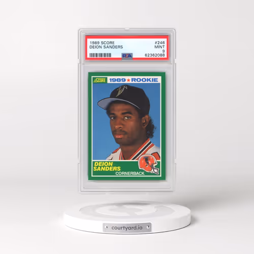 1989 Score #246 Deion Sanders (PSA 9 MINT)