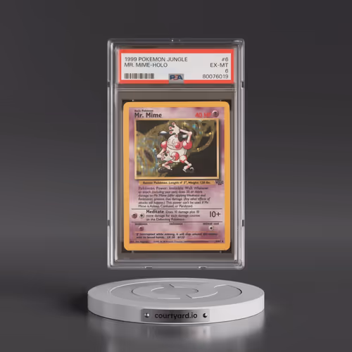 1999 Pokémon Jungle #6 Mr. Mime - Holo (PSA 6 EX-MT)