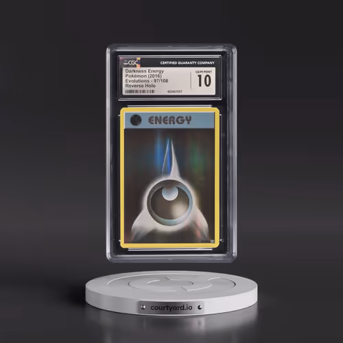 2016 Evolutions #97/108 Darkness Energy - Reverse Holo (CGC 10 GEM MINT)