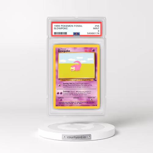 1999 Pokémon Fossil #55 Slowpoke (PSA 9 MINT)
