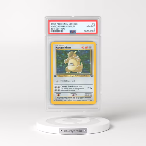 1999 Pokémon Jungle #5 Kangaskhan - 1st Edition Holo (PSA 8 NM-MT)