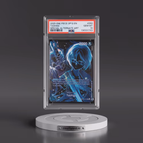 2025 One Piece OP12-Legacy of the Master #050 Tashigi - Special Alternate Art (PSA 10 GEM MINT)