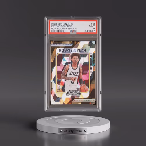 2023 Panini Contenders Rookie of the Year Contenders #13 Keyonte George - Playoff Edition (PSA 9 MIN