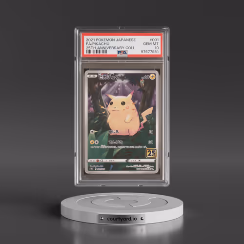 2021 Pokémon 25th Anniversary Collection #001 Pikachu - Full Art (PSA 10 GEM MINT)