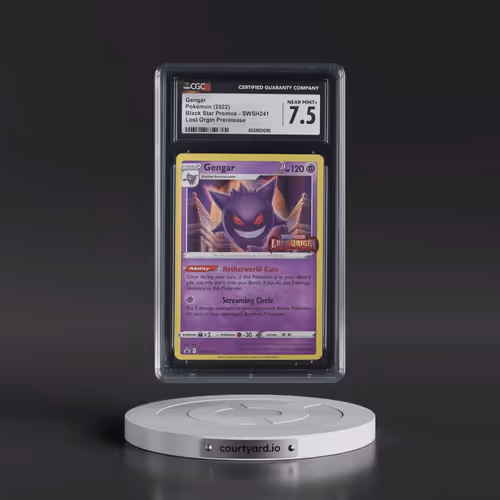 2017 Black Star Promos - Sword & Shield #SWSH241 Gengar - Lost Origin Prerelease (Holo) (CGC 7.5 NM+