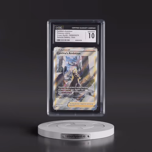 2023 Crown Zenith #GG60/GG70 Cynthia's Ambition - Galarian Gallery Holo (CGC 10 GEM MINT)