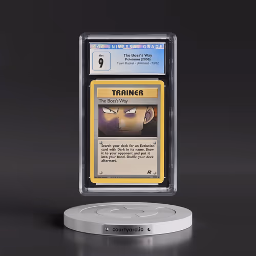 1999 Team Rocket #73/82 The Boss's Way (CGC 9 MINT)