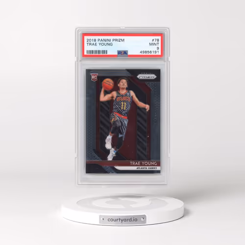 2018 Panini Prizm #78 Trae Young (PSA 9 MINT)