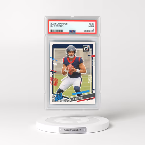 2023 Panini Donruss #339 CJ Stroud (PSA 9 MINT)