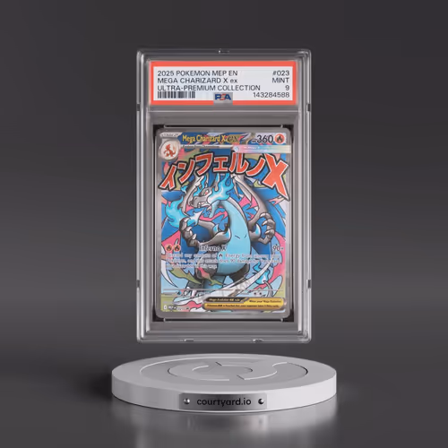 2025 Pokémon Mep EN-Me Black Star Promo #023 Mega Charizard X EX - Holo Mega Charizard X EX Ultra-Pr