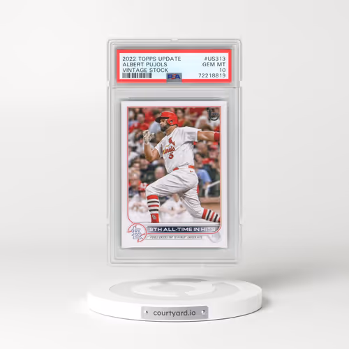 2022 Topps Update #US313 Albert Pujols - Vintage Stock (PSA 10 GEM MINT)