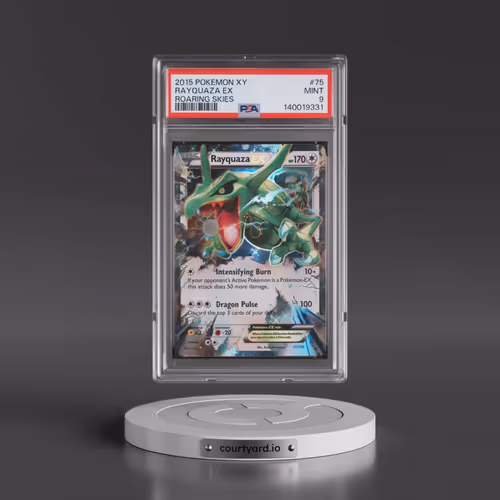 2015 Pokémon XY Roaring Skies #75 Rayquaza EX - Holo (PSA 9 MINT)