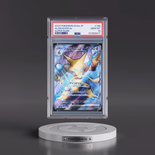 2023 Pokémon Sv2a-Pokémon 151 #190 Alakazam EX - Holo Super Rare (PSA 10 GEM MINT)