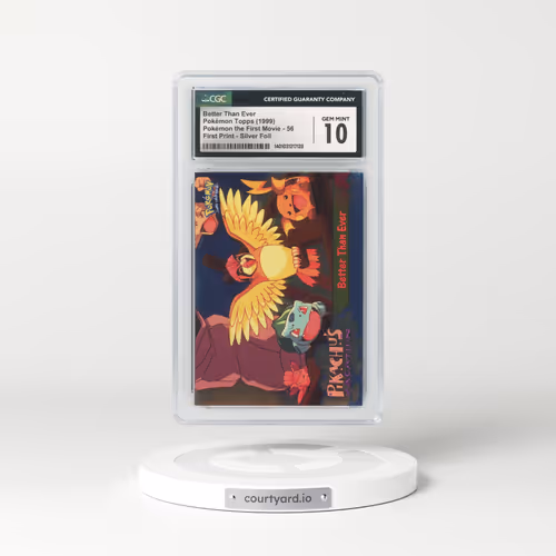 1999 Movie Promo #56 Better Than Ever - First Print (Blue Topps Logo) Silver Foil (CGC 10 GEM MINT)