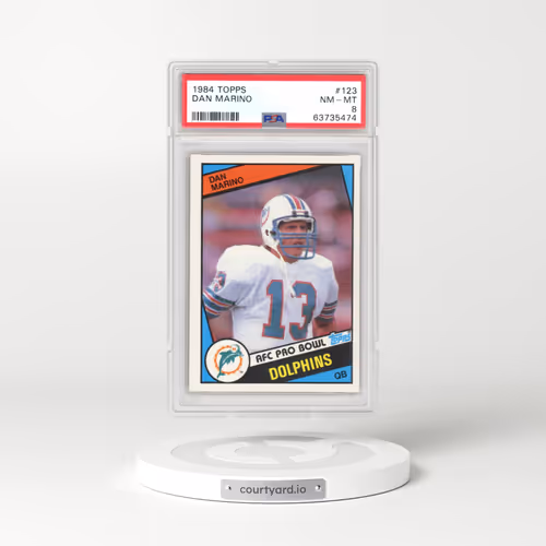 1984 Topps #123 Dan Marino (PSA 8 NM-MT)