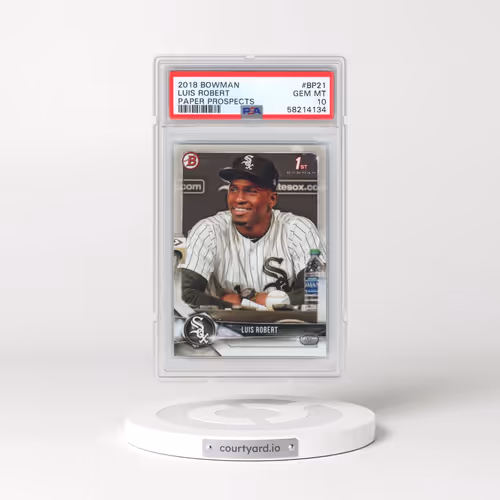 2018 Bowman Paper Prospects #BP21 Luis Robert (PSA 10 GEM MINT)