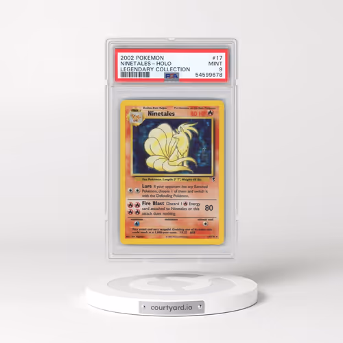 2002 Pokémon Legendary Collection #17 Ninetales - Holo (PSA 9 MINT)