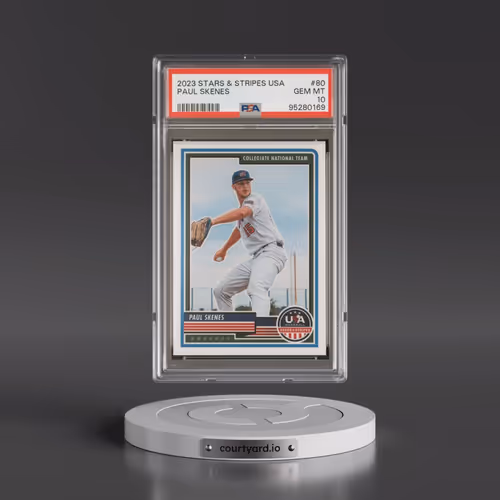 2023 Panini Stars & Stripes USA #80 Paul Skenes (PSA 10 GEM MINT)