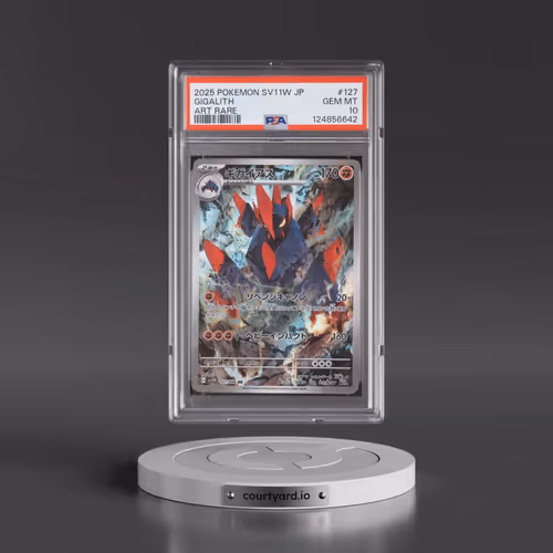 2025 Pokémon Sv11w-White Flare #127 Gigalith - Art Rare (PSA 10 GEM MINT)