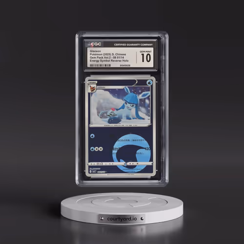 2025 Gem Pack Volume 2 - CBB2C - Simplified #08 01/14 Glaceon - Reverse Holo Energy Symbol (CGC 10 G