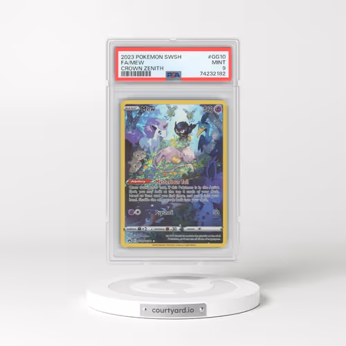 2023 Pokémon Sword and Shield Crown Zenith #GG10 Mew - Full Art (PSA 9 MINT)