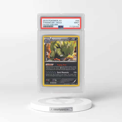 2016 Pokémon XY Fates Collide #56 Tyranitar - Holo (PSA 9 MINT)