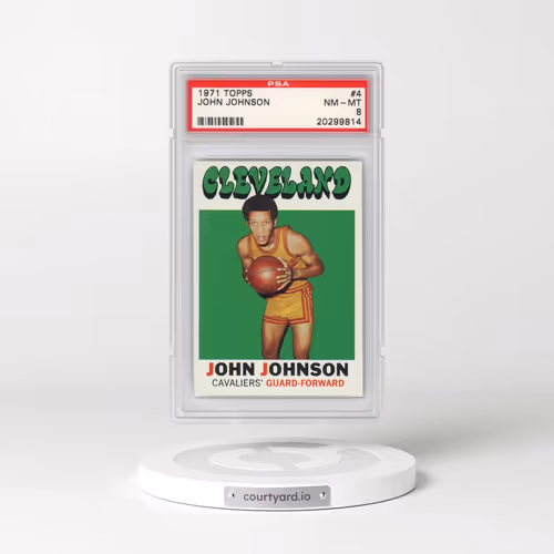 1971 Topps #4 John Johnson (PSA 8 NM-MT)