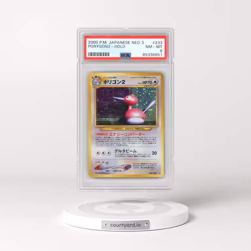 2000 Pokémon Neo 3 #233 PORYGON2 - Holo (PSA 8 NM-MT)
