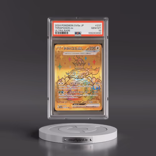 2024 Pokémon Sv8a-Terastal Fest EX #237 Terapagos EX - Holo Ultra Rare (PSA 10 GEM MINT)