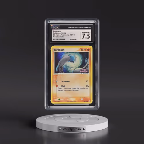 2006 EX Holon Phantoms #60/110 Barboach - Reverse Holo (CGC 7.5 NM+)