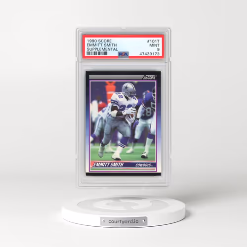 1990 Score Supplemental #101T Emmitt Smith (PSA 9 MINT)