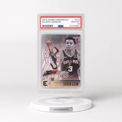 2019 Panini Chronicles #213 Keldon Johnson (PSA 10 GEM MINT)