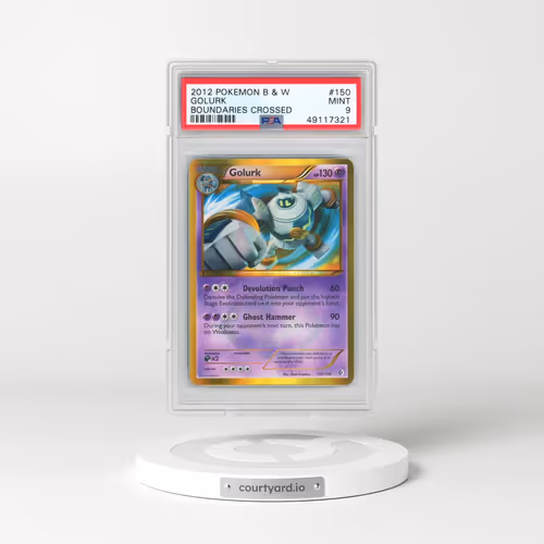 2012 Pokémon Black & White Boundaries Crossed #150 Golurk (PSA 9 MINT)