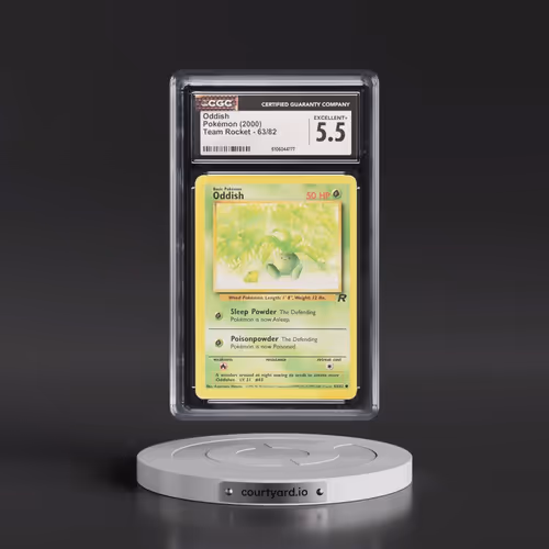 1999 Team Rocket #63/82 Oddish (CGC 5.5 EX+)