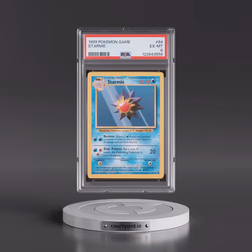 1999 Pokémon Game #64 Starmie (PSA 6 EX-MT)