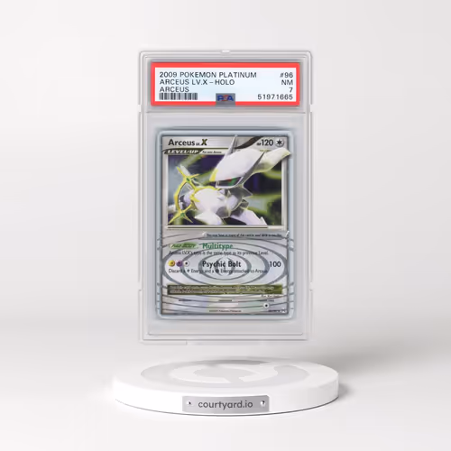 2009 Pokémon Platinum Arceus #96 Arceus LV.X - Holo (PSA 7 NM)