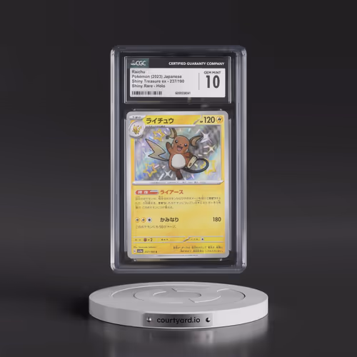 2023 Shiny Treasure ex #237/190 Raichu - Shiny Rare Holo (CGC 10 GEM MINT)
