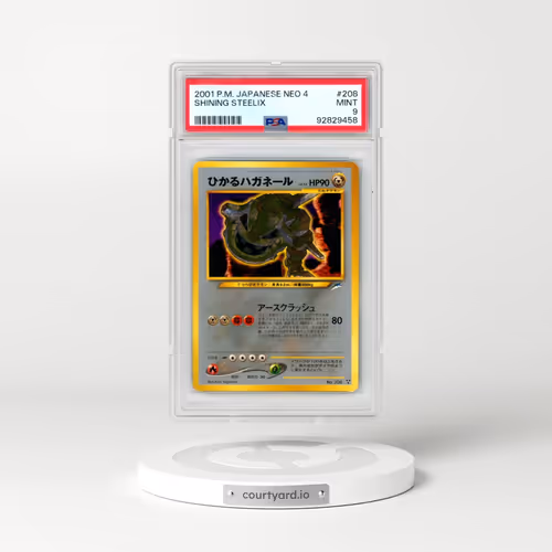 2001 Pokémon Neo 4 #208 Shining Steelix - Holo (PSA 9 MINT)